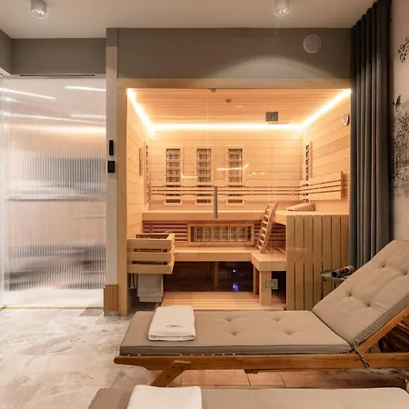 アパートホテル Baltic Wave Boutique With Sauna And Gym ソポト